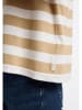 ELBSAND Shirt "Dima" in Beige/ Weiß