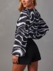 LA Angels Blouse zwart/crème