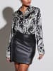 LA Angels Bluse in Schwarz/ Creme