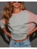 LA Angels Sweatshirt in Grau/ Rosa