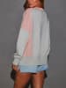 LA Angels Sweatshirt grijs/lichtroze
