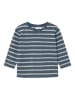 name it Longsleeve "Mniks" donkerblauw/grijs