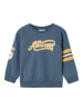 name it Sweatshirt "Niklas" in Dunkelblau/ Orange