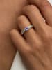 Les Petites Précieuses Vergold. Ring mit Edelsteinen