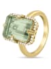 Les Petites Précieuses Vergold. Ring mit Edelsteinen