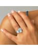 Les Petites Précieuses Silber-Ring mit Edelsteinen