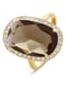 Les Petites Précieuses Vergold. Ring mit Edelsteinen