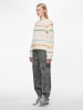 Pieces Sweter w kolorze kremowym