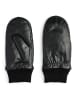 Pieces Lederhandschuhe in Schwarz