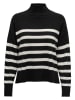 ONLY Pullover "Bari" in Schwarz/ Weiß