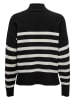 ONLY Pullover "Bari" in Schwarz/ Weiß