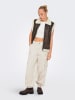 ONLY Bodywarmer "Betty" donkerbruin/crème