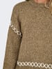 ONLY Pullover "Amanda" in Hellbraun