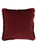 J Line Kussen bordeaux - (L)43 x (B)42 cm