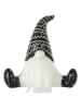 J Line Decoratief figuur wit/zwart - (B)26 x (H)24 x (D)14 cm