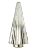 J Line Decoratief figuur transparant/zilverkleurig - (B)14 x (H)36 x (D)14 cm