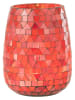 J Line Windlicht rood - (H)16 x Ø 12,5 cm