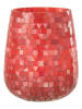 J Line Windlicht rood - (H)21 x Ø 17 cm
