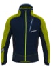 Crazy Fleecejacke "Absolution" in Schwarz/ Grün