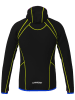 Crazy Fleecejacke "Next" in Schwarz