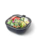 Monbento 5tlg. Lunch-Set in Dunkelblau/ Creme