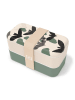 Monbento Lunchbox "Birds" in Creme/ Grün - 1 l