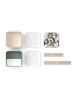 Monbento Lunchbox "Birds" in Creme/ Grün - 1,7 l