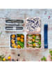 Monbento Lunchbox crème/blauw/lichtroze - 1,7 l