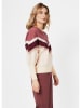 4funkyflavours Pullover in Beige/ Beere