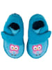 NANGA Hausschuhe "Little Owls" in Hellblau