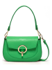 Victor & Hugo Paris Leder-Henkeltasche "Nour" in Grün - (B)20 x (H)14 x (T)5 cm