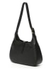 Victor & Hugo Paris Leder-Schultertasche "Lise" in Schwarz - (B)26 x (H)16 x (T)7 cm