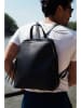 Victor & Hugo Paris Leder-Rucksack "Santo" in Schwarz - (B)30 x (H)32 x (T)15 cm