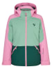 Ziener Ski-/ Snowboardjacke "Amely" in Grün/ Rosa
