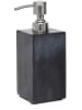 houseproud Seifenspender "Cubic Dark" in Dunkelgrau - (B)7 x (H)12 x (T)7 cm