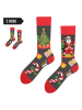 TODO SOCKS 2-delige set: sokken rood/groen