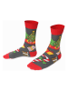 TODO SOCKS 2-delige set: sokken rood/groen