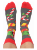 TODO SOCKS 2-delige set: sokken rood/groen