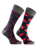 TODO SOCKS 2er-Set: Socken in Schwarz/ Rot