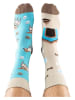 TODO SOCKS Skarpety (2 pary) w kolorze beżowo-błękitnym
