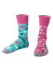 Spox Sox 2er-Set: Socken in Pink/ Mint