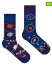 Spox Sox 2er-Set: Socken in Dunkelblau/ Blau