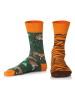 TODO SOCKS 2er-Set: Socken in Orange/ Grün