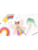 folia PAPER Diamond Painting Set "RAINBOW" in Bunt