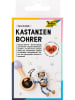 folia PAPER Kastanjeboorset van hout meerkleurig