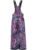 Peek U Ski-/snowboardbroek "Carina" roze/lichtblauw/zwart
