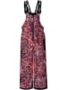 Peek U Ski-/snowboardbroek "Carina" koraalrood/zwart