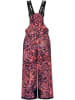 Peek U Ski-/snowboardbroek "Carina" koraalrood/zwart