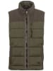Camel Active Doorgestikte bodywarmer kaki
