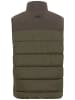 Camel Active Doorgestikte bodywarmer kaki